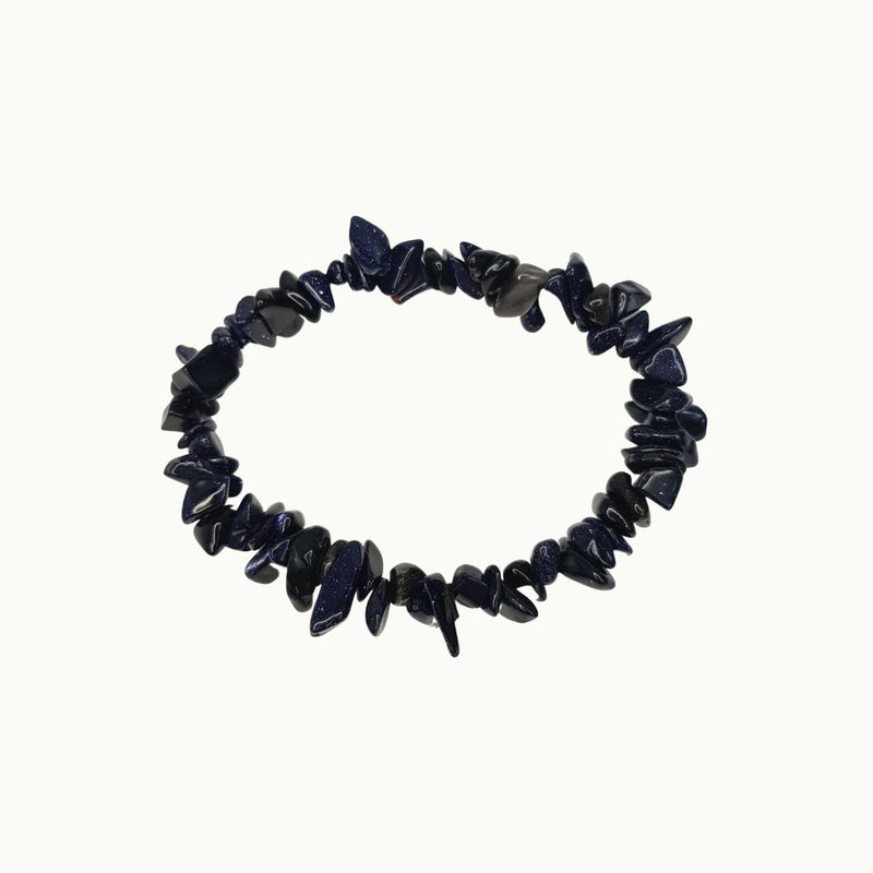 Pulsera de piedra Aventurina Oro Azul