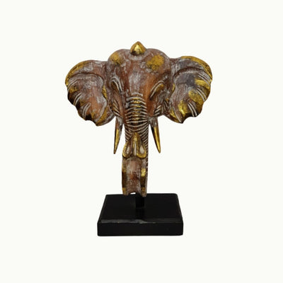 Busto cabeza de Elefante