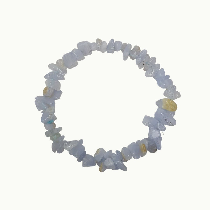 Pulsera de piedra Calcedonia