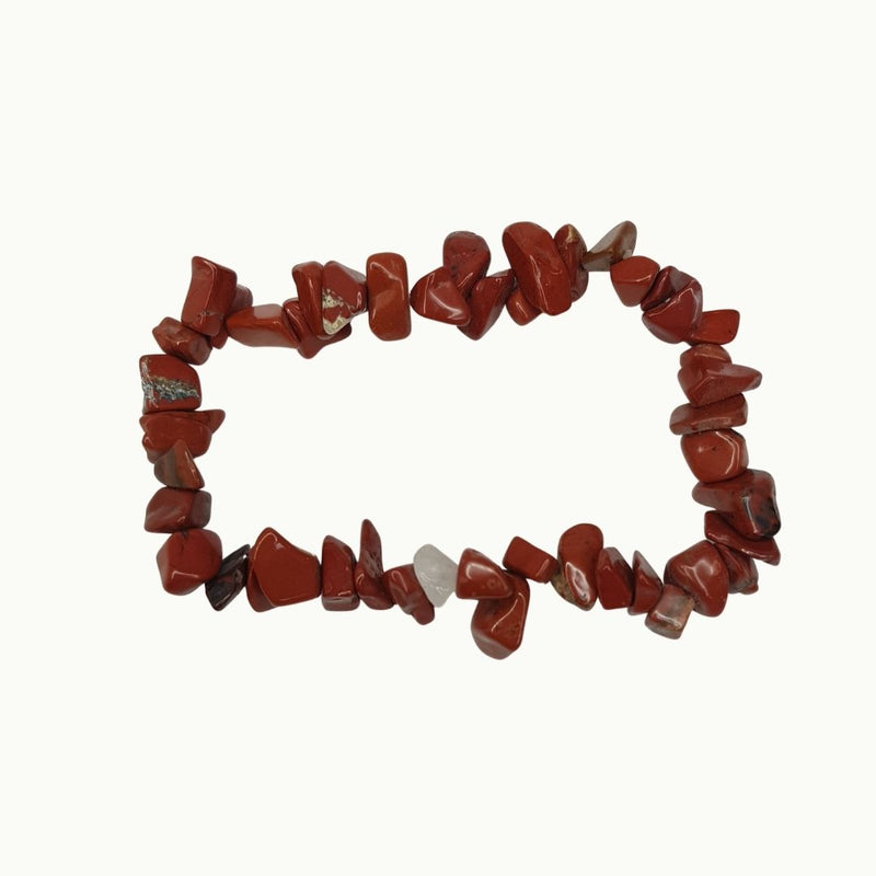 Pulsera de piedra Jaspe Rojo