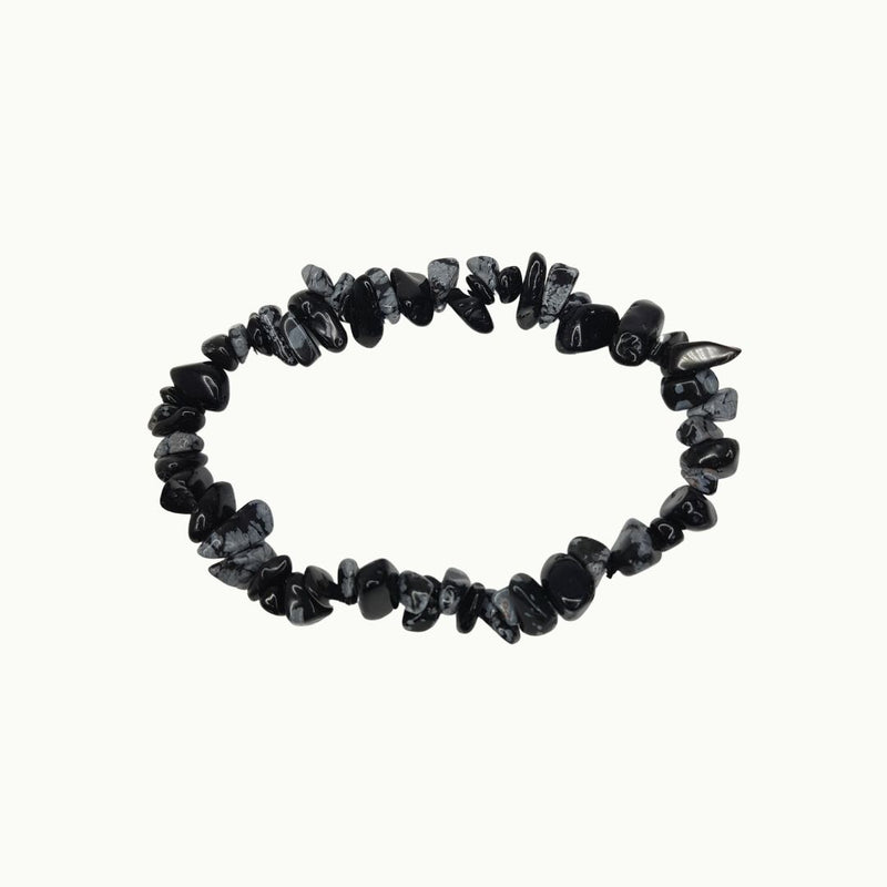 Pulsera de piedra Obsidiana