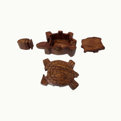 Caja puzzle de madera Tortuga